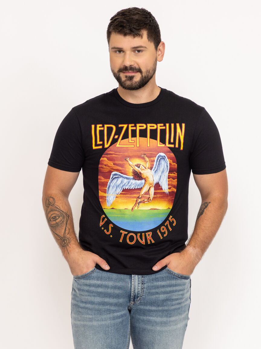 unisex led zepplin graphic tee